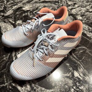 adidas The Road 2.0 Cycling Shoes Men 7, Women 8 Blue/White/Clay IE7019 NEW!
